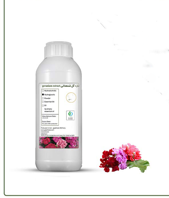 تصویر 1 از فروش عمده اسانس ژرانیوم (شمعدانی) طبیعی گرید A