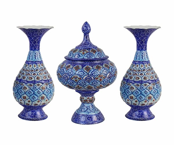 تصویر 3 از قیمت خرید گلدان مینا کاری + فروش ویژه