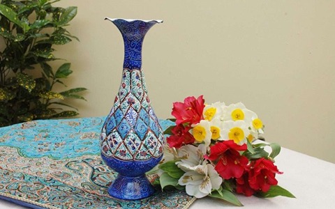 تصویر 4 از قیمت خرید گلدان مینا کاری + فروش ویژه