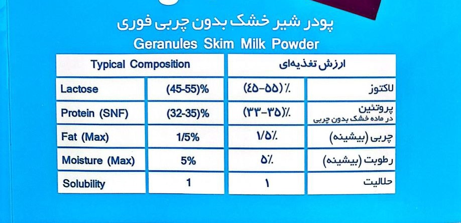 تصویر 3 از راهنمای خرید شیر خشک اسکیم پودری + قیمت عالی
