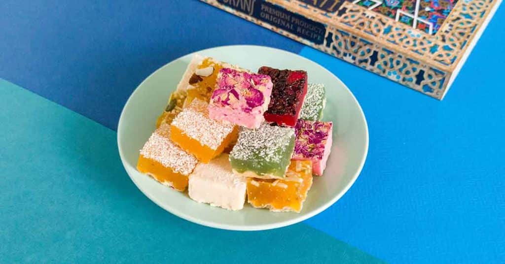 تصویر 1 از راهنمای خرید حلوا مسقطی زعفرانی + قیمت عالی