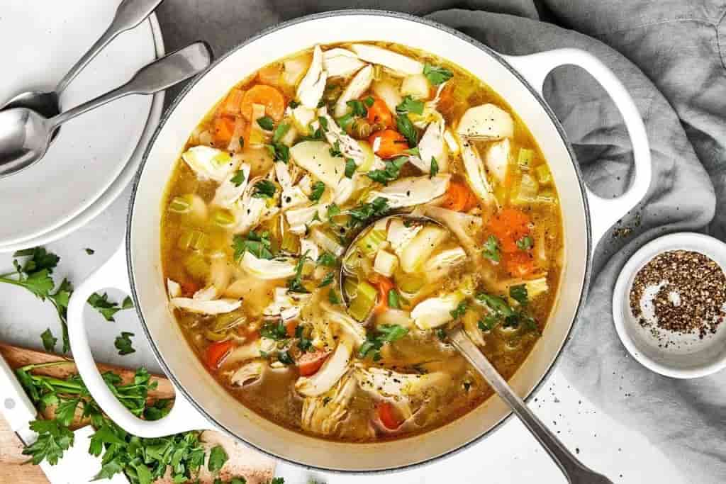 تصویر 2 از قیمت سوپ مرغ نیمه آماده گلها با کیفیت ارزان + خرید عمده