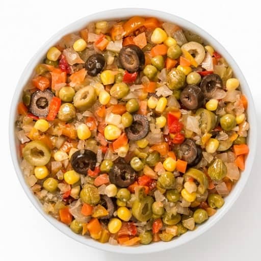 خرید و قیمت ترشی اسپانیایی با قارچ + فروش صادراتی