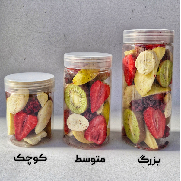 تصویر 1 از قیمت و خرید میوه پفکی مخلوط ۱۰۰ گرمی با کیفیت + فروش عمده