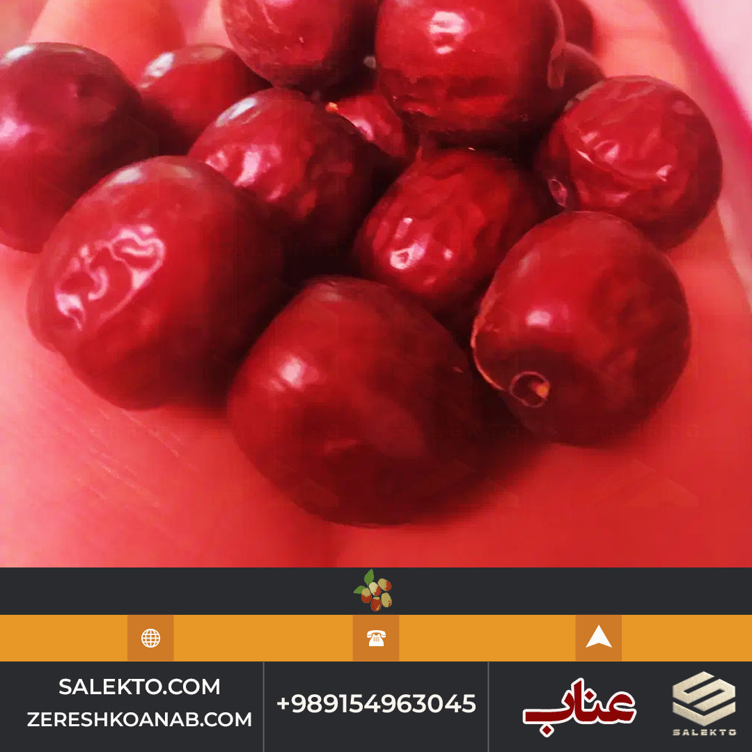 تصویر 2 از عناب امسالی قائنات با طعم شیرین و ارزش غذایی بالا + خرید به‌ صرفه