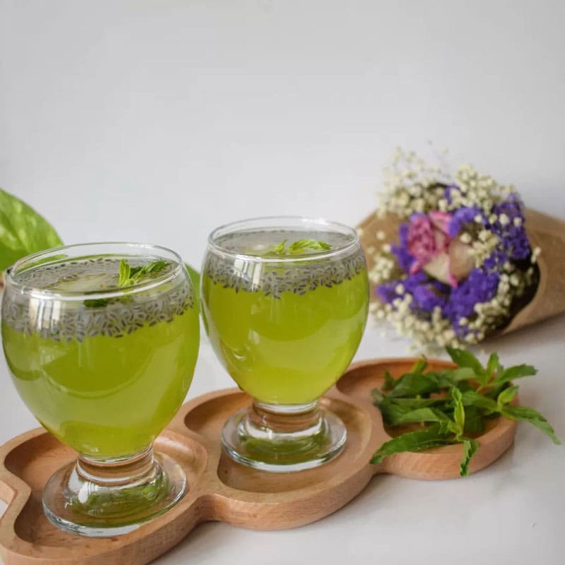 تصویر 2 از بهترین شربت زعفران با نعنا + قیمت خرید عالی