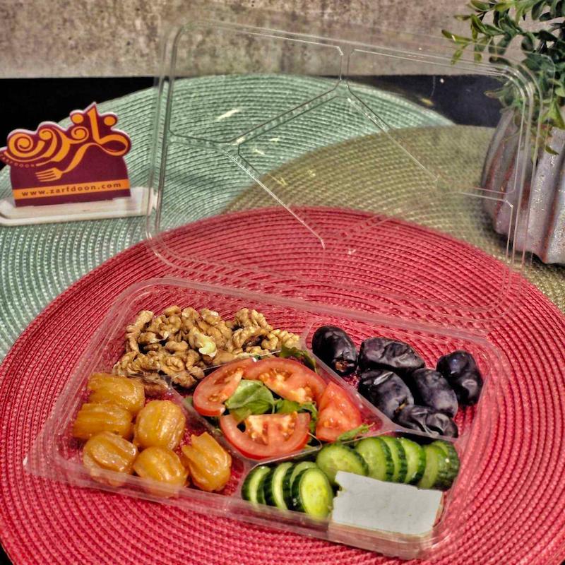 تصویر 4 از خرید و قیمت ظرف یکبار مصرف چند خانه مستطیلی و بیضی شکل + کاربردی و پرفروش