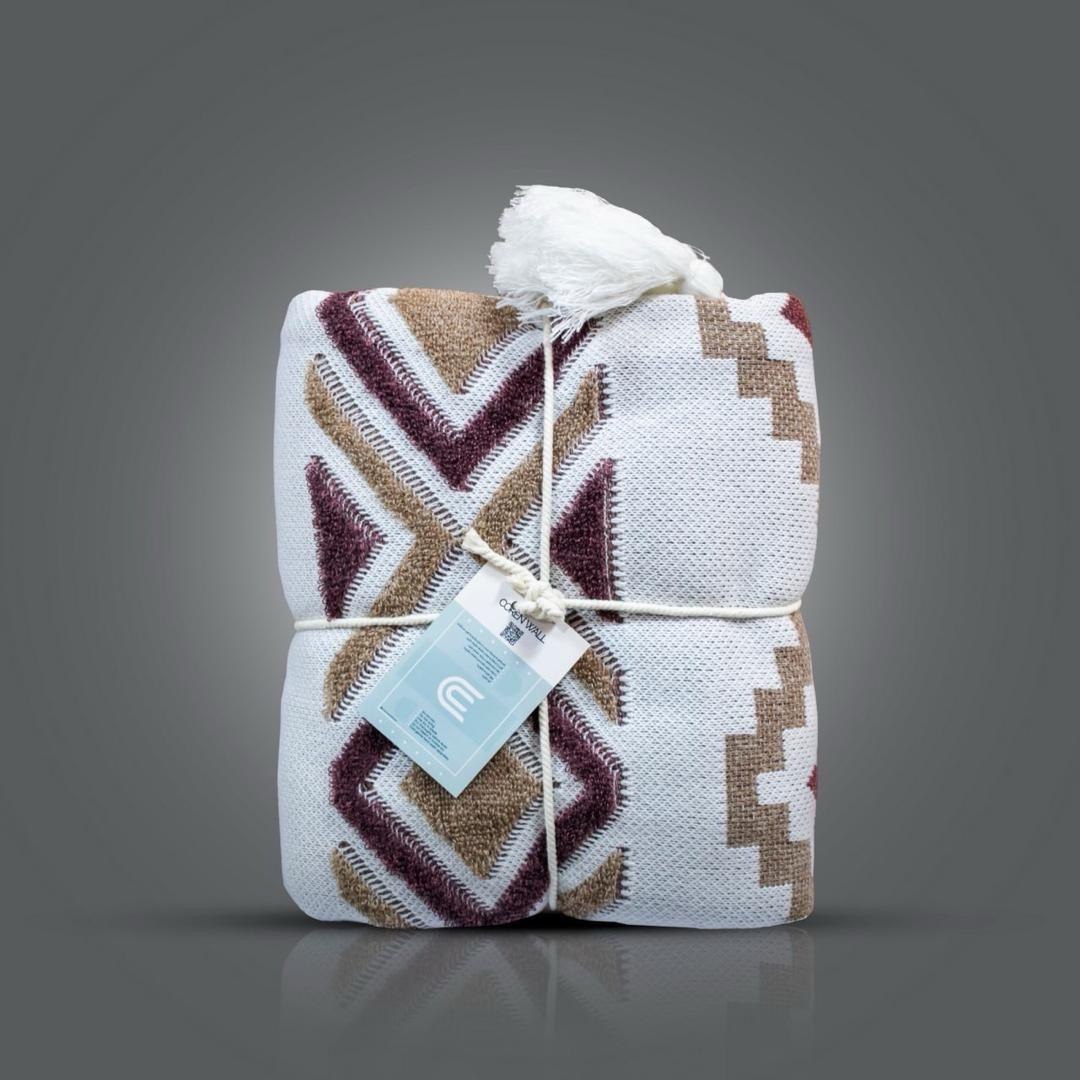 تصویر 5 از قیمت پرفروش ترین پتو شال مبل پانچ + خرید از کارخانه