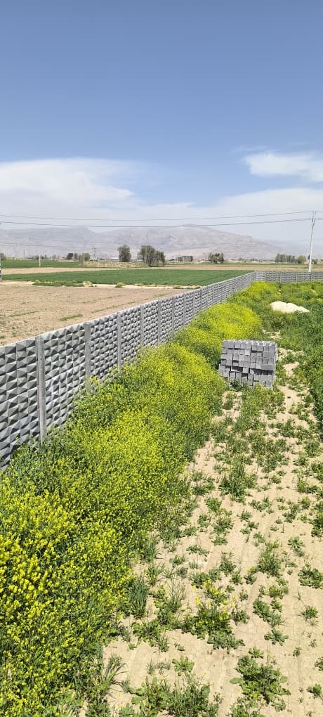 تصویر 2 از قیمت دیوار بتنی پیش ساخته باغی نمادار