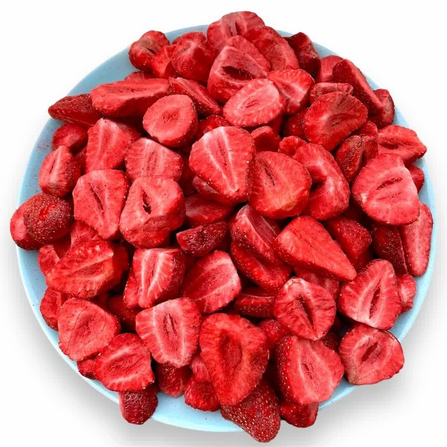 فروش توت فرنگی پفکی بسته بندی 50 گرمی + قیمت مناسب