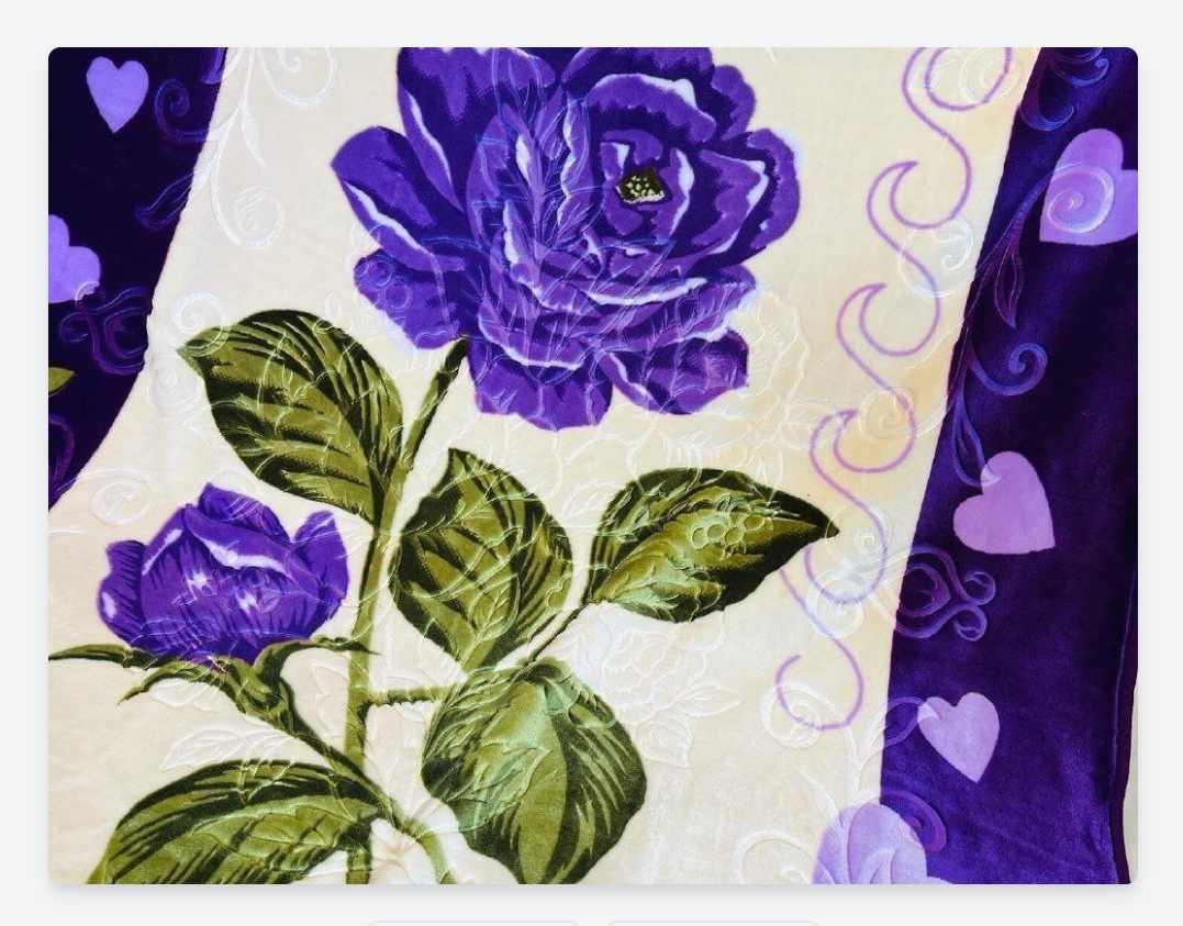 تصویر 3 از قیمت عمده و کف بازار و با کیفیت پتوی زنبق دو نفره الوان و گل‌ دار