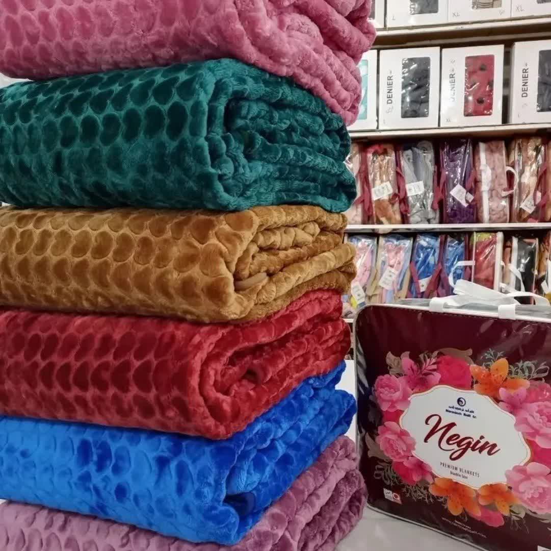 تصویر 1 از پتو ۲ نفره نگین خرید عمده + فروش قیمت کف بازار
