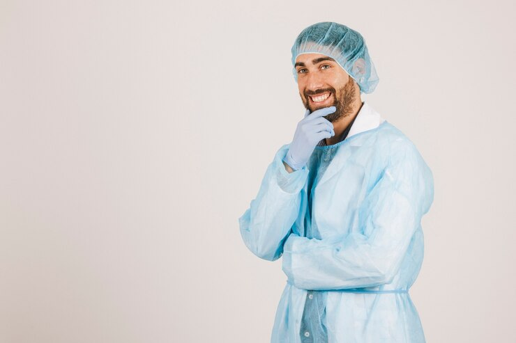 تصویر 3 از قیمت خرید  گان یکبار مصرف پزشکی سایز بزرگ + فروش ویژه