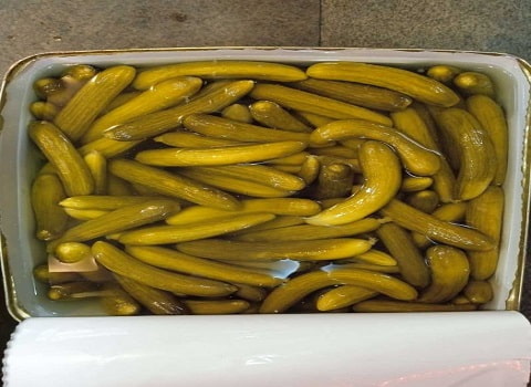 تصویر 1 از خرید خیار شور سرکه ای ترد + قیمت فروش استثنایی
