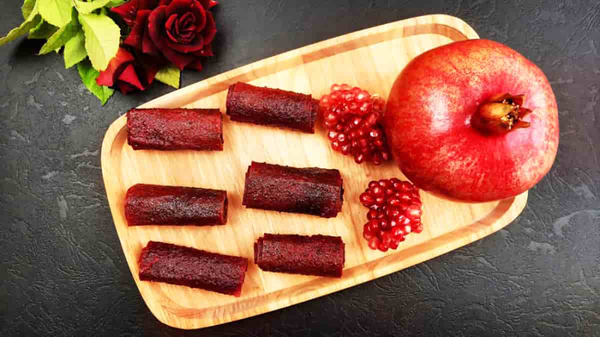 تصویر 3 از قیمت لواشک انار با کیفیت ارزان + خرید عمده
