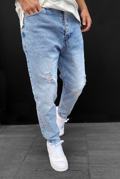 تصویر 4 از قیمت با کیفیت ارزان شلوار جین مام فیت مردانه + خرید عمده