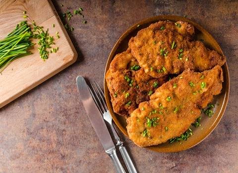 شنیسل مرغ