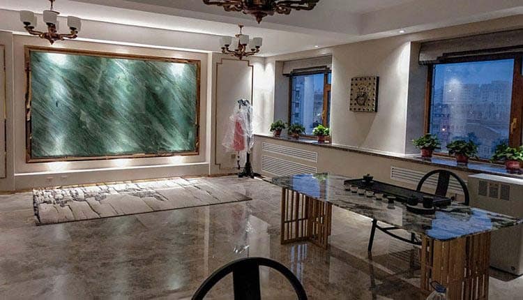 تصویر 1 از قیمت و خرید سنگ اسلب مشکی عباس آباد + فروش ارزان