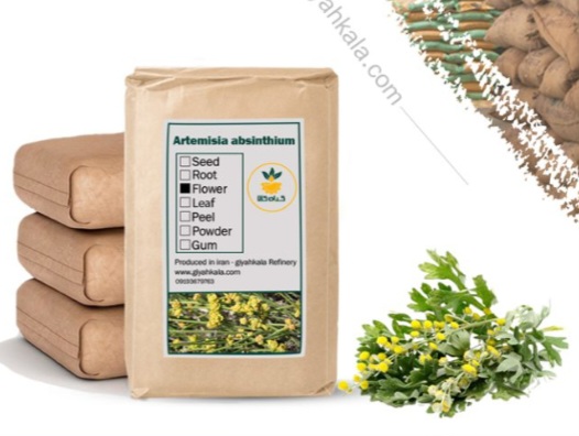 تصویر 1 از گیاه افسنطین خشک یا پودری بسته بندی + فروش صادراتی