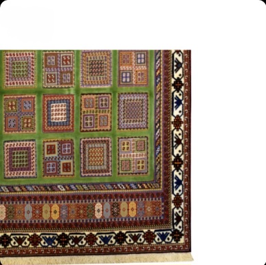 تصویر 2 از گلیم دستباف سیرجان طرح خشتی زرع و نیم + خرید