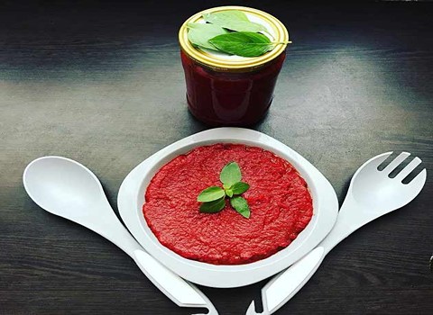 تصویر 4 از بازار پخش بهترین رب گوجه فرنگی صادراتی درجه یک ۴۰۰ گرمی + خرید