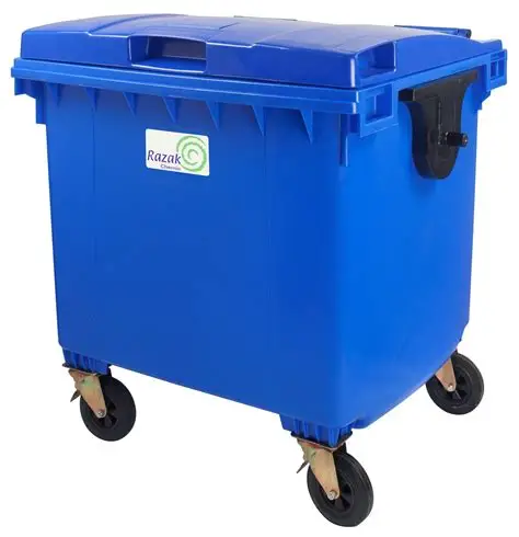 خرید سطل زباله 1100 لیتری پلاستیکی در افغانستان