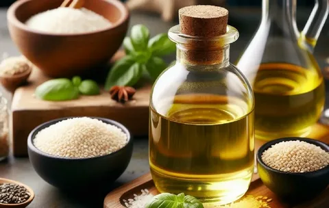روغن کنجد تصفیه‌ شده ۱ لیتری در بسته‌ بندی لوکس + ماندگاری بالا