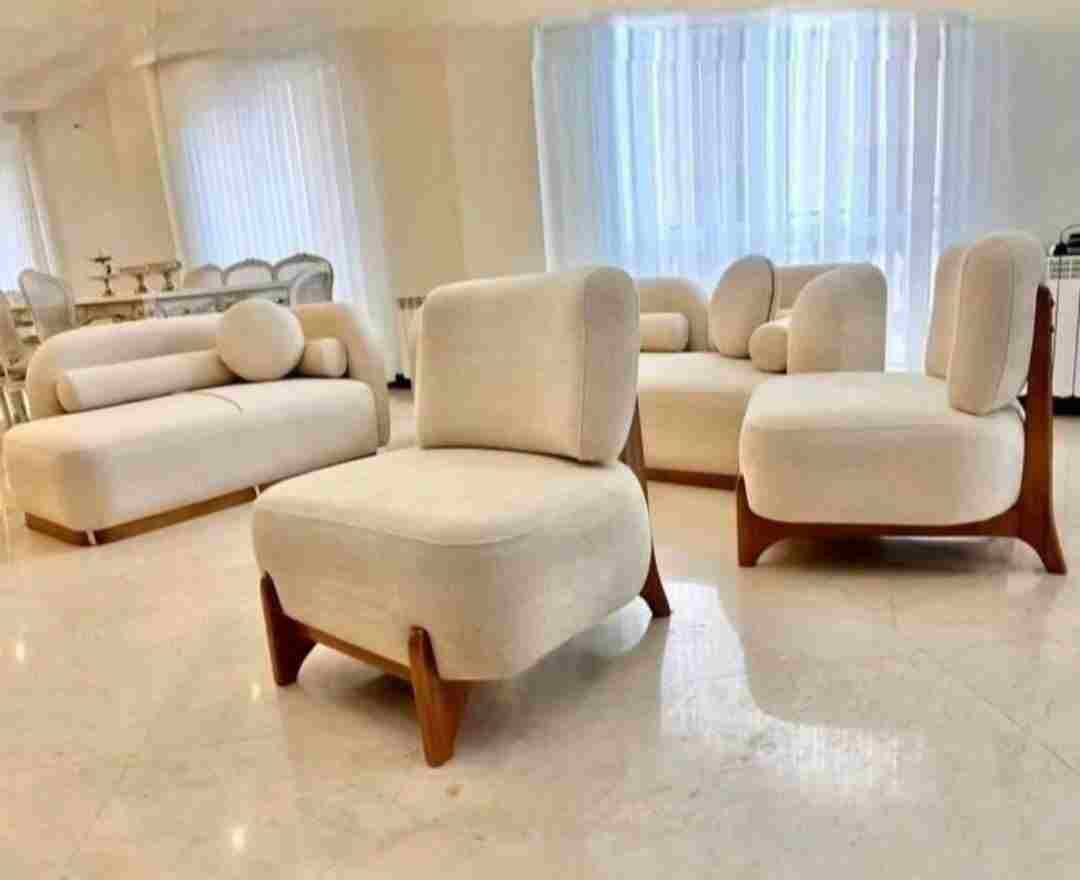 تصویر 1 از فروش مبل راحتی کرم قهوه‌ ای یسنا + قیمت خرید به صرفه