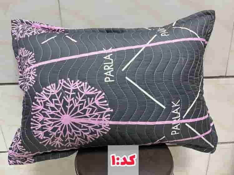 تصویر 1 از روبالشتی تترون گلدوزی شده + فروش عمده
