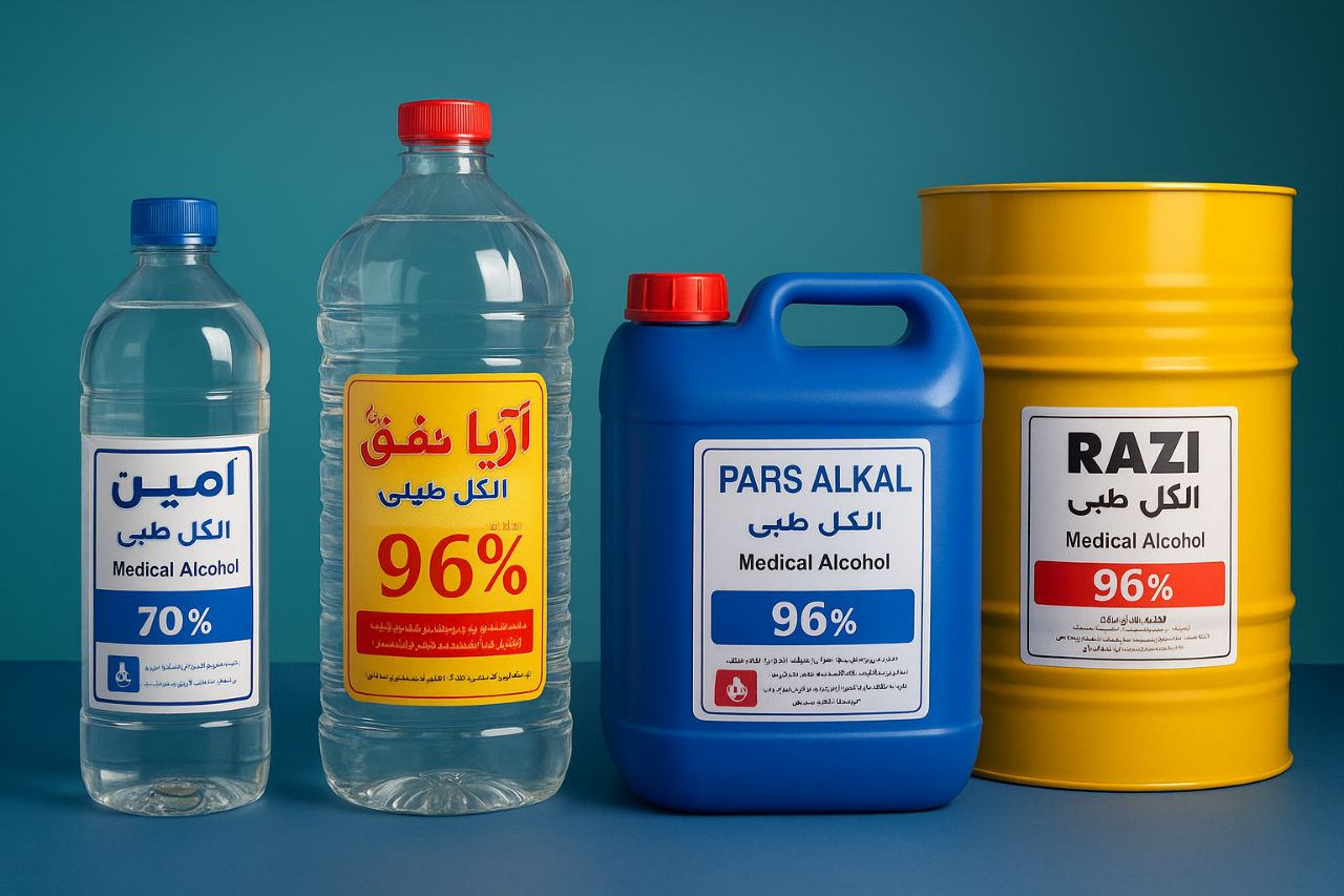 تصویر 5 از خرید وقیمت الکل طبی بیدستان + ویژه صادرات