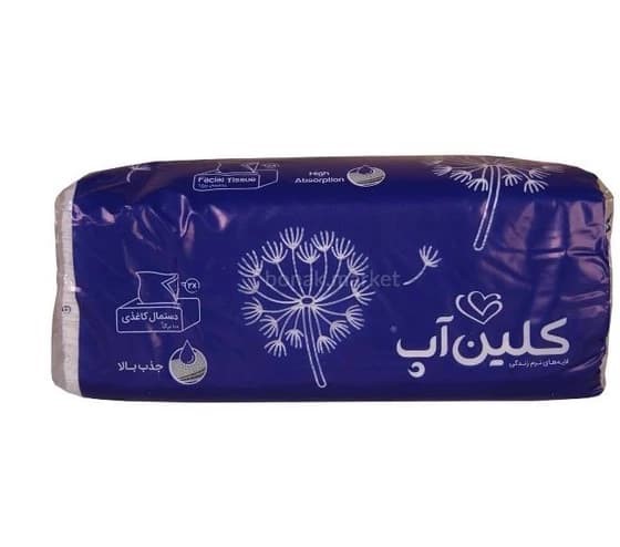 تصویر 2 از خرید دستمال کاغذی 100 برگ اقتصادی کلین آپ + قیمت فروش استثنایی