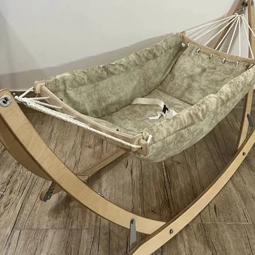 تصویر 4 از قیمت خرید گهواره سنتی چوبی تاشو با فروش عمده
