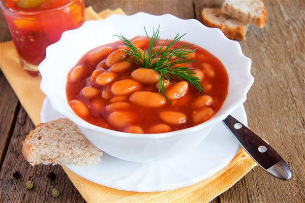 تصویر 4 از خرید کنسرو لوبیا چیتی با قارچ + قیمت فروش استثنایی