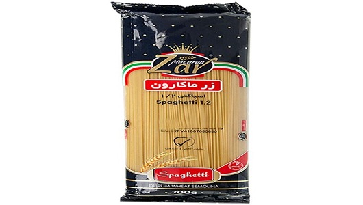 تصویر 1 از قیمت خرید اسپاگتی زر ماکارون + فروش ویژه