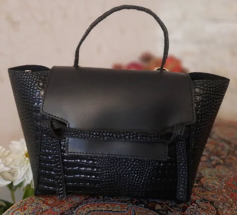 تصویر 1 از کیف زنانه چرم دستدوز مجلسی