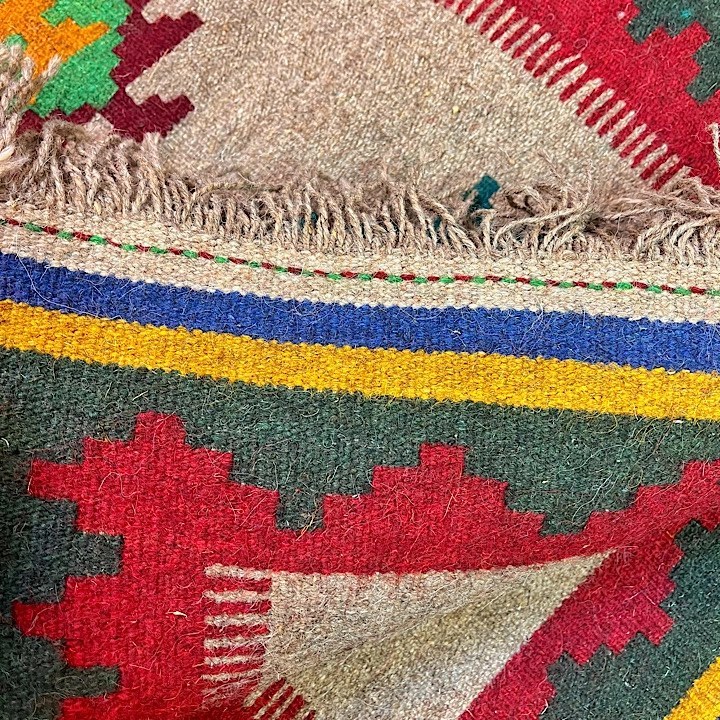 تصویر 1 از خرید گلیم دستباف پشمی دو رو + قیمت فروش استثنایی