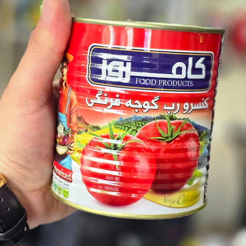 تصویر 3 از خرید مستقیم رب گوجه کامروز از کارخانه