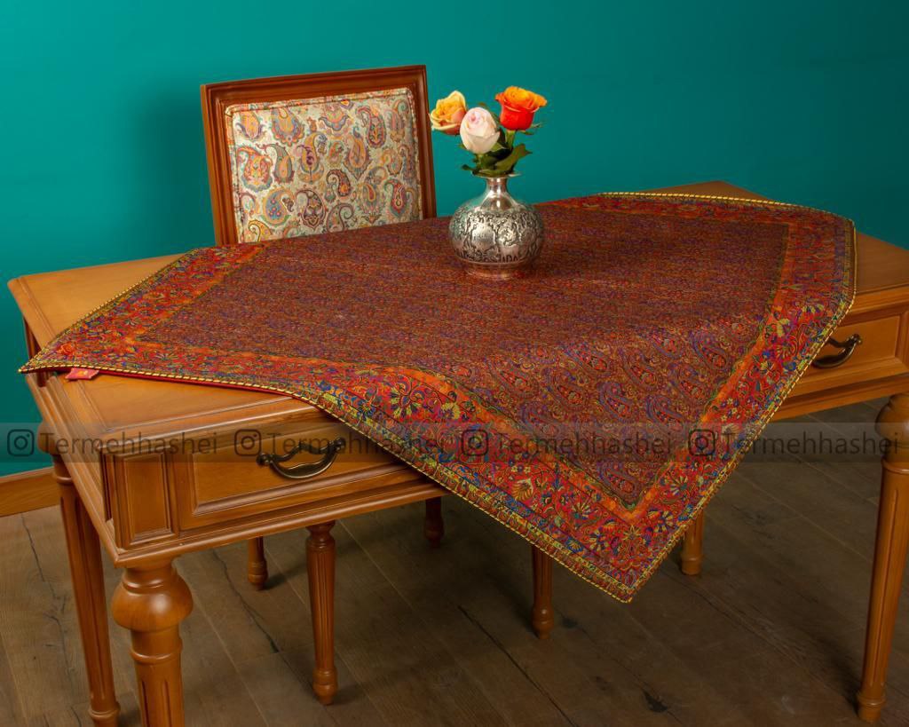 تصویر 3 از ترمه ابریشمی یاقوت سنتی + فروش ویژه
