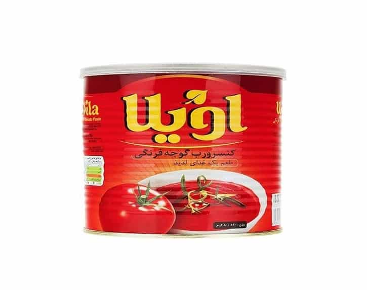 رب گوجه فرنگی اویلا طعم ناب آشپزخانه ایرانی