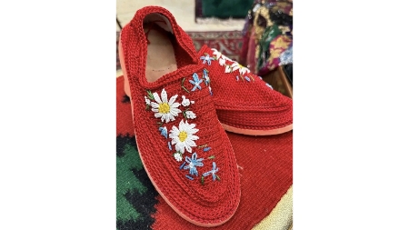 تصویر 5 از قیمت گیوه طرح بابونه با کیفیت ارزان + خرید عمده