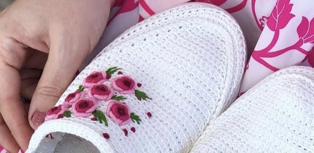 خرید گیوه گلدوزی شده