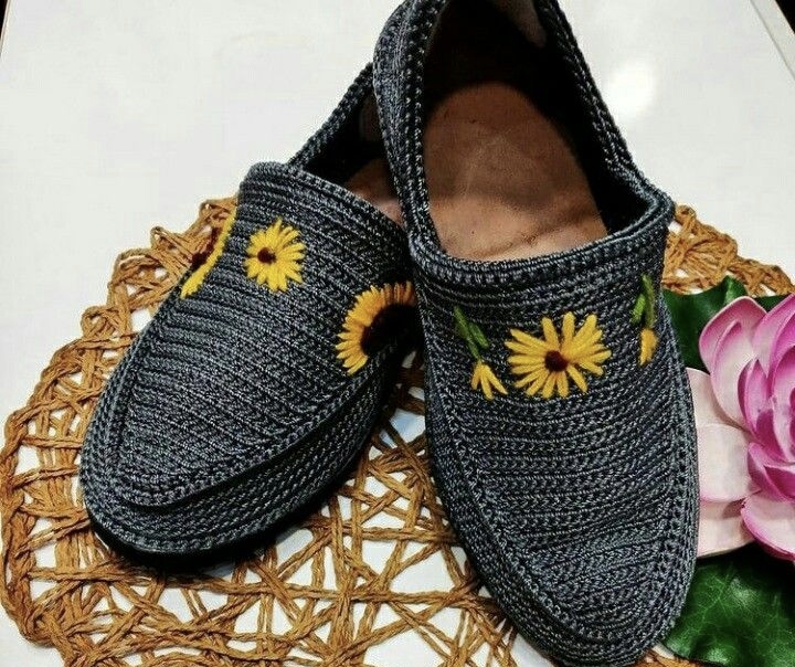 تصویر 5 از قیمت گیوه زنانه بافتنی با کیفیت ارزان + خرید عمده