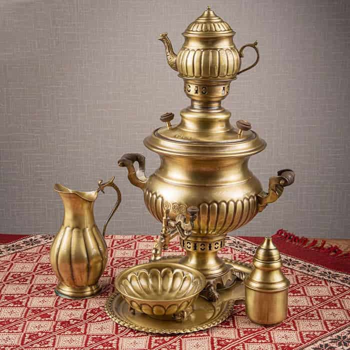 قیمت سماور ۶ لیتری ذغالی گلابی اتیلا + خرید باور نکردنی