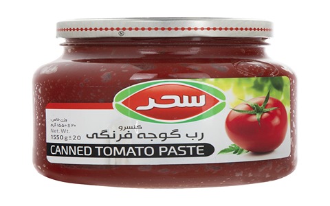 تصویر 2 از فروش رب گوجه 400 گرمی شیشه ای سحر + قیمت خرید به صرفه
