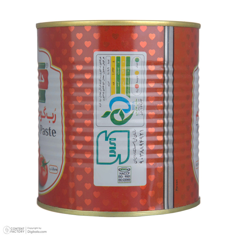 تصویر 1 از قیمت رب گوجه فرنگی قوطی دلپذیر 800 گرمی + خرید باور نکردنی
