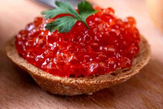 تصویر 2 از قیمت خرید خاویار ماهی قرمز + فروش ویژه