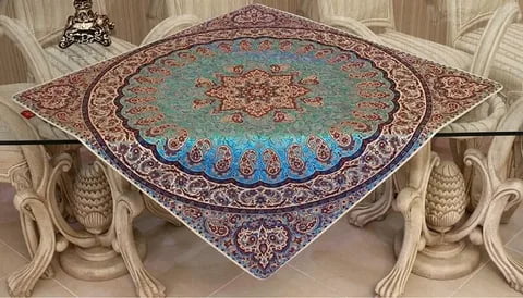 خرید و قیمت رو میزی فیروزه ای + فروش عمده