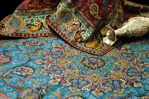 تصویر 4 از خرید رو میزی آبی فیروزه ای + قیمت فروش استثنایی