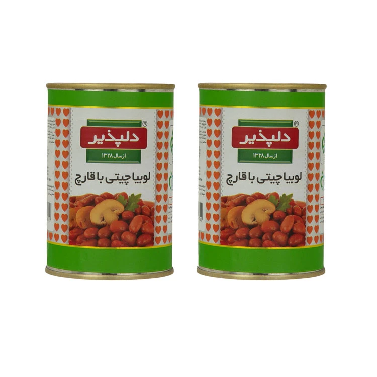 تصویر 1 از قیمت باور نکردنی کنسرو لوبیا چیتی و قارچ دلپذیر
