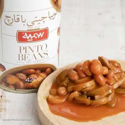 تصویر 1 از خرید باور نکردنی کنسرو لوبیا چیتی و قارچ سمیه